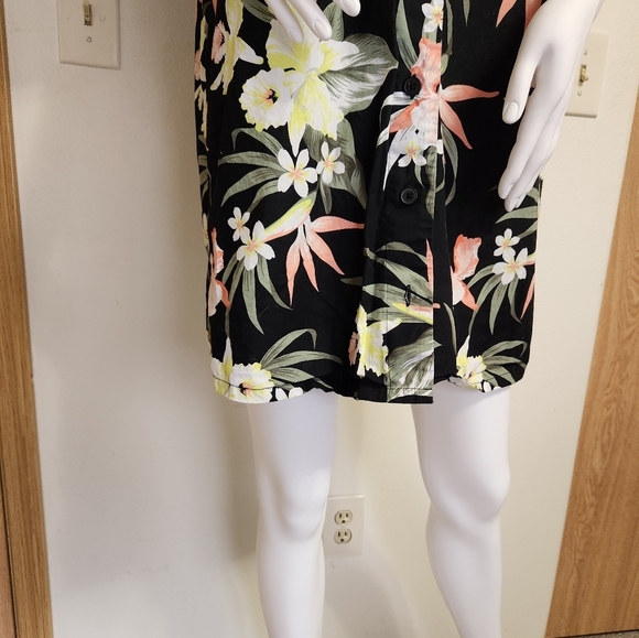 H&M Divided‎ floral button down T shirt dress size small - Picture 4 of 11